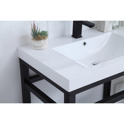 Elegant Bathroom Vanity - Black, L 30" (VF14030BK)