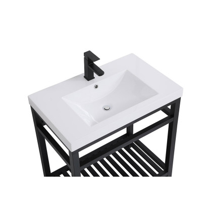 Elegant Bathroom Vanity - Black, L 30" (VF14030BK)