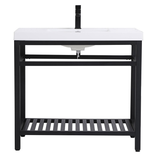 Elegant Bathroom Vanity - Black, L 36" (VF14036BK)