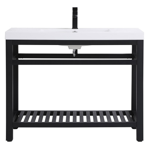Elegant Bathroom Vanity - Black, L 42" (VF14042BK)