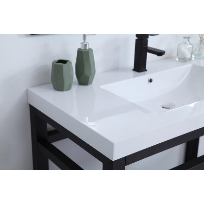 Elegant Bathroom Vanity - Black, L 42" (VF14042BK)