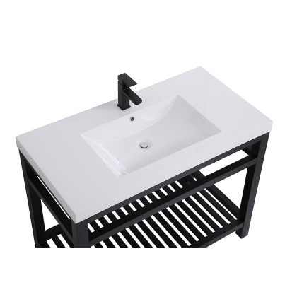 Elegant Bathroom Vanity - Black, L 42" (VF14042BK)