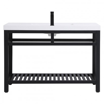 Elegant Bathroom Vanity - Black, L 48" (VF14048BK)