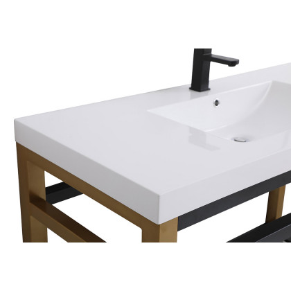 Elegant Bathroom Vanity - Golden Black, L 48" (VF14048GB)