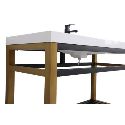 Elegant Bathroom Vanity - Golden Black, L 48" (VF14048GB)