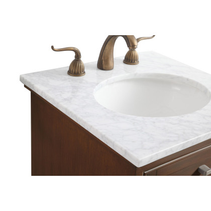 Elegant Bathroom Vanity - Teak (VF15019TK)