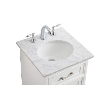 Elegant Bathroom Vanity - White (VF15019WH)