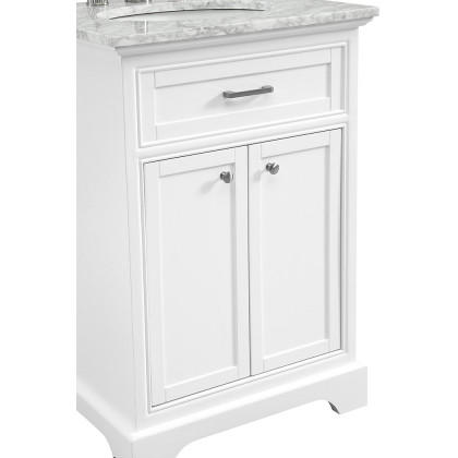 Elegant Bathroom Vanity - White, L 24" (VF15024WH)