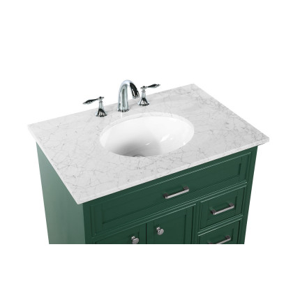Elegant Bathroom Vanity - Green, L 32" (VF15032GN)