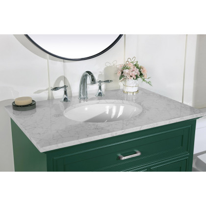 Elegant Bathroom Vanity - Green, L 32" (VF15032GN)