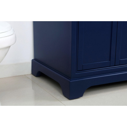 Elegant Bathroom Vanity - Blue, L 36" (VF15036BL)