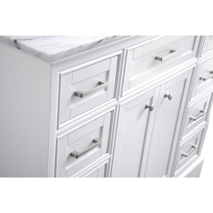 Elegant Bathroom Vanity - White, L 42" (VF15042WH)