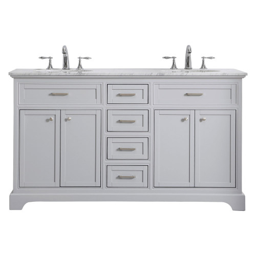 Elegant Bathroom Vanity - Gray (VF15060DGR)