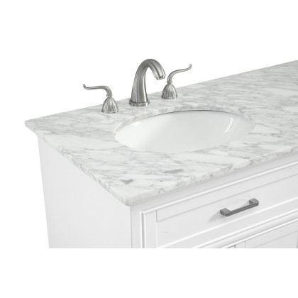 Elegant Bathroom Vanity - White (VF15060DWH)