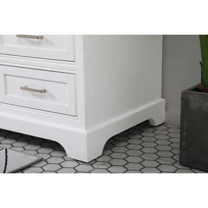 Elegant Bathroom Vanity - White (VF15060WH)