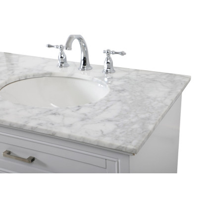 Elegant Bathroom Vanity - Gray (VF15072DGR)
