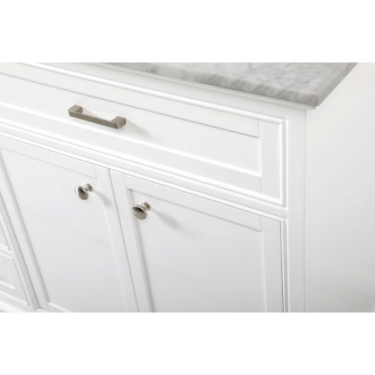 Elegant Bathroom Vanity - White (VF15072DWH)