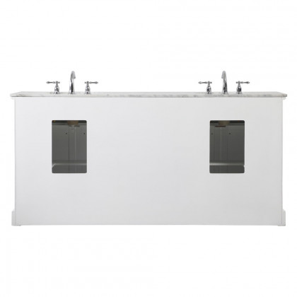 Elegant Bathroom Vanity - White (VF15072DWH)