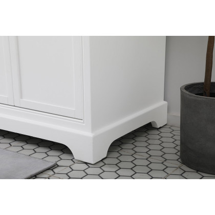 Elegant Bathroom Vanity - White (VF15072DWH)
