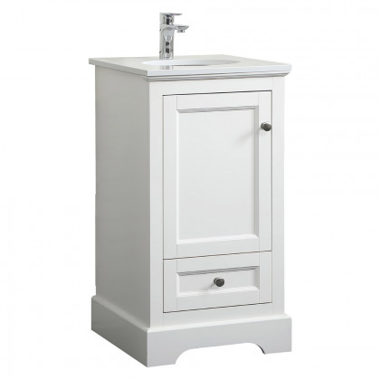 Elegant Bathroom Vanity - White (VF15518WH)