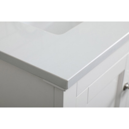 Elegant Bathroom Vanity - White (VF15524WH)