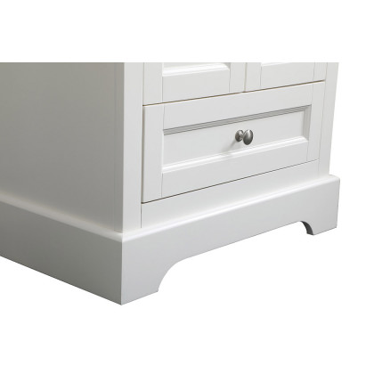 Elegant Bathroom Vanity - White (VF15524WH)