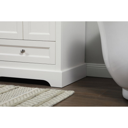Elegant Bathroom Vanity - White (VF15524WH)