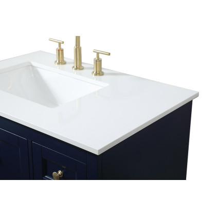 Elegant Bathroom Vanity - Blue (VF15532BL)