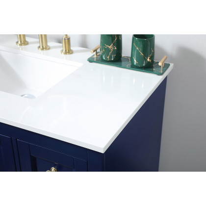 Elegant Bathroom Vanity - Blue (VF15532BL)