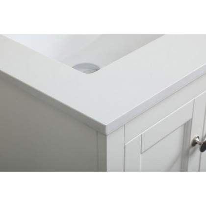 Elegant Bathroom Vanity - White (VF15532WH)