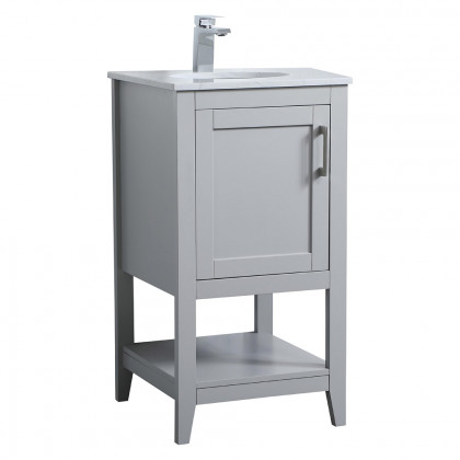 Elegant Bathroom Vanity - Gray (VF16018GR)