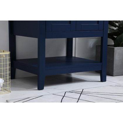 Elegant Bathroom Vanity - Blue (VF16024BL)