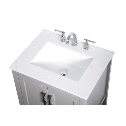 Elegant Bathroom Vanity - Gray (VF16024GR)