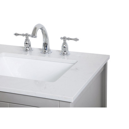 Elegant Bathroom Vanity - Gray (VF16024GR)