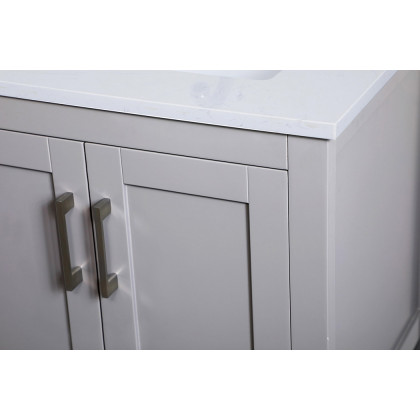 Elegant Bathroom Vanity - Gray (VF16024GR)