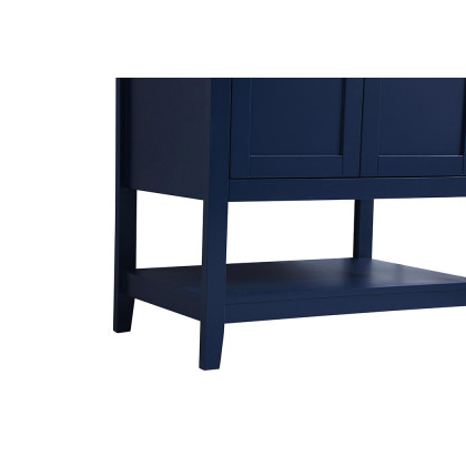 Elegant Bathroom Vanity - Blue (VF16030BL-BS)