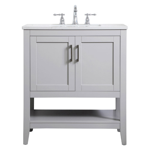 Elegant Bathroom Vanity - Gray (VF16030GR)