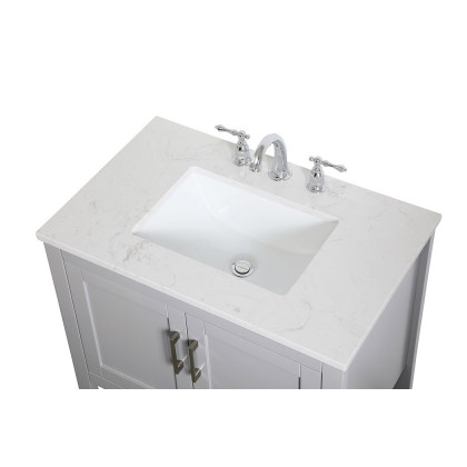Elegant Bathroom Vanity - Gray (VF16030GR)