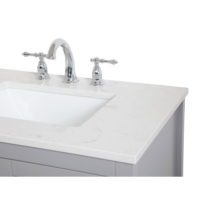 Elegant Bathroom Vanity - Gray (VF16030GR)