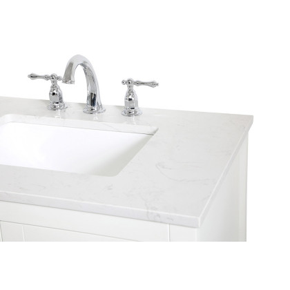 Elegant Bathroom Vanity - White (VF16030WH)