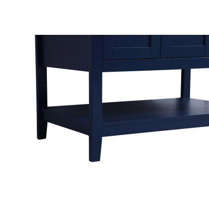 Elegant Bathroom Vanity - Blue (VF16036BL)