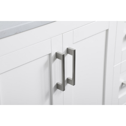 Elegant Bathroom Vanity - White (VF16036WH-BS)