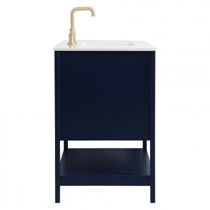 Elegant Bathroom Vanity - Blue (VF16042BL)