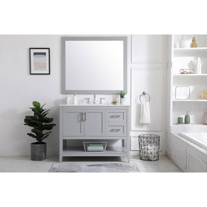 Elegant Bathroom Vanity - Gray (VF16042GR)