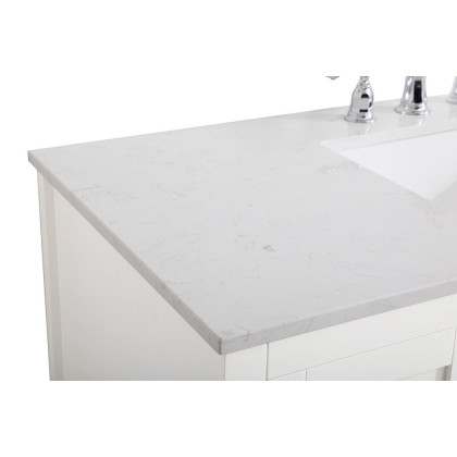 Elegant Bathroom Vanity - White (VF16048WH)