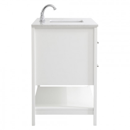 Elegant Bathroom Vanity - White (VF16048WH)