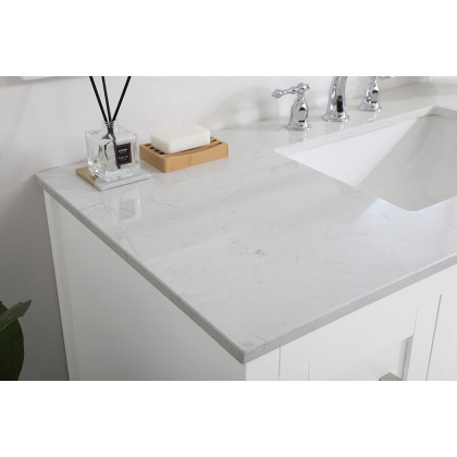 Elegant Bathroom Vanity - White (VF16048WH)