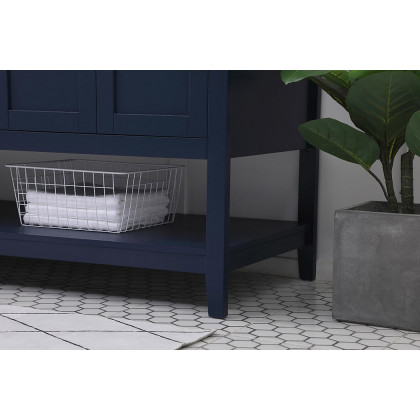 Elegant Bathroom Vanity - Blue (VF16060DBL)