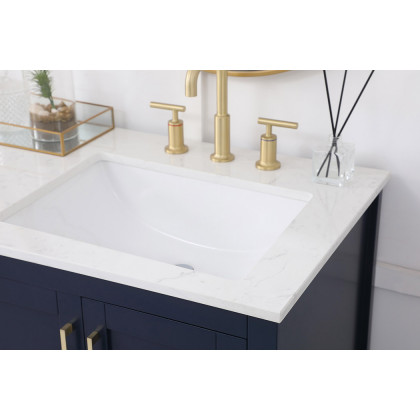 Elegant Bathroom Vanity - Blue (VF16060DBL)