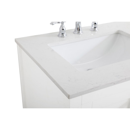 Elegant Bathroom Vanity - White (VF16060DWH)